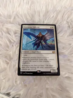 Righteous Valkyrie Jumpstart 2022 Regular White Angel Magic the Gathering - Image 1