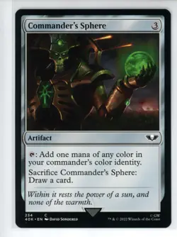 COMMANDER'S SPHERE (234) Warhammer 40K #234 40K(NM+)(MTG) - Image 1