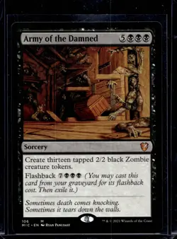 2021 Midnight Hunt Commander Army of the Damned #106 NM - Image 1