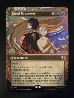 Fated Firepower NM SHOWCASE Avatar: The Last Airbender MTG FREE SHIPPING - Image 1