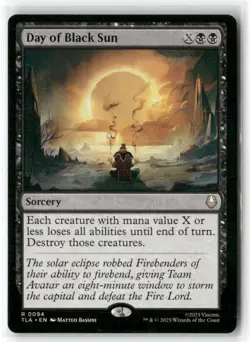 Day Of Black Sun Avatar The Last Airbender MTG Magic NM - Image 1