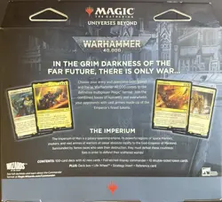 MAGIC THE GATHERING WARHAMMER 40,000 FORCES OF THE IMPERIUM COMMANDER DECK - Image 2