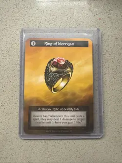 Sorcery Contested Realm Arthurian Legends - Ring of Morrigan - Nonfoil Unique - Image 1