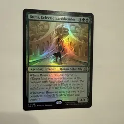Bumi, Eclectic Earthbender FOIL 248 Avatar Eternal TLE MTG Rare Unplayed Mint - Image 2