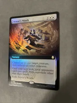 (Foil) Avatar's Wrath (Extended Art) (365) Avatar: The Last Airbender Mtg NM - Image 2