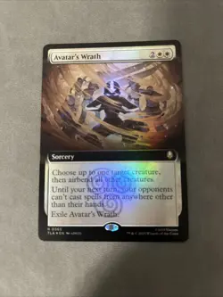 (Foil) Avatar's Wrath (Extended Art) (365) Avatar: The Last Airbender Mtg NM - Image 3