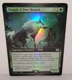 Torgal, A Fine Hound (Extended Art) Final Fantasy Foil Uncommon - Image 1
