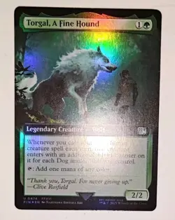 Torgal, A Fine Hound (Extended Art) Final Fantasy Foil Uncommon - Image 2