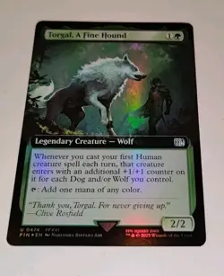 Torgal, A Fine Hound (Extended Art) Final Fantasy Foil Uncommon - Image 3
