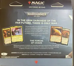 The Ruinous Powers MTG Grixis Commander Deck Warhammer 40K Chaos Abaddon SEALED - Image 2