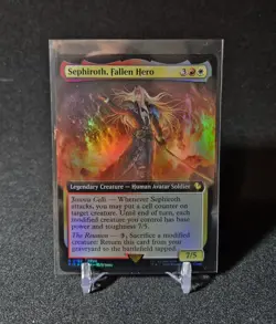 Sephiroth, Fallen Hero (Extended Art) Commander: Final Fantasy Foil - Image 1