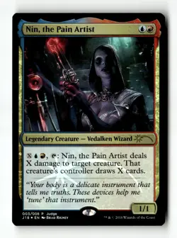 MTG | Nin, the Pain Artist | Judge Promos | Foil | Moderately Played | English - Image 1