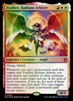 Feather, Radiant Arbiter Commander: Murders at Karlov Manor NM MTG Foil - Image 1