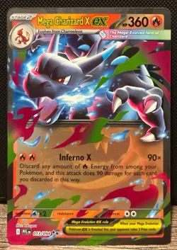 Mega Charizard X EX 013/094 NM - Pokemon TCG Phantasmal Flames [FAST SHIPPING!!] - Image 3