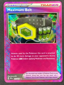 Pokemon Maximum Belt Ace Spec 117/131 PRE Prismatic Evolutions NM - Image 1