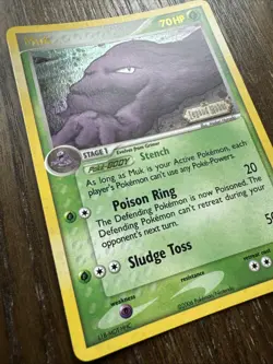 Pokemon TCG Muk Reverse Holo Rare EX 11/92 EX Legend Maker - Image 2