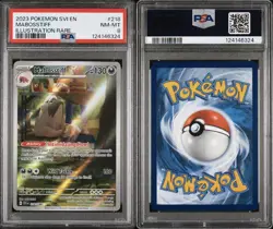 2023 POKEMON SVI EN-SCARLET & VIOLET | ILLUSTRATION RARE MABOSSTIFF 218 PSA 8 - Image 3