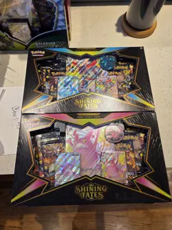 Pokemon TCG Shining Fates Premium Collection Set Shiny Crobat/Dragapult VMAX NEW - Image 1