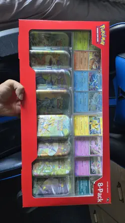 Pokemon TCG: Prismatic Evolutions Costco Mini Tins 8 Pack - New & Sealed - Image 1
