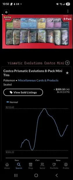 Pokemon TCG: Prismatic Evolutions Costco Mini Tins 8 Pack - New & Sealed - Image 2