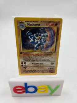 Machamp 1999 Pokemon Base Set 1st Holo Wizard Of The Coast 8/102 Sealed - Image 1