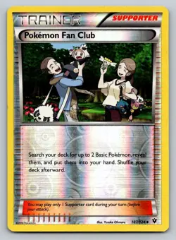 Pokemon Fan Club 107/124 Reverse Foil Holo - Image 1