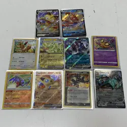 Mixed Rare Pokemon Holographic Trading Card Singles (Set Of 10) - Image 1