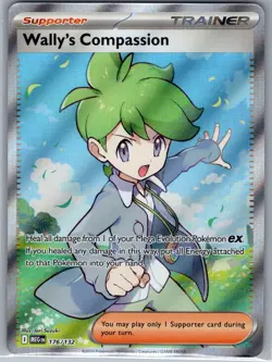 Wally's Compassion - 176/132 ME01: Mega Evolution - Pokemon Card - NM - Image 1