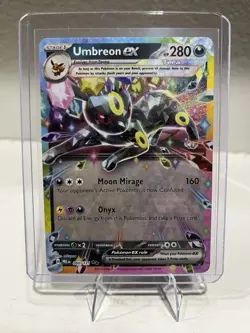 Pokemon TCG Umbreon EX 060/131 Double Rare Holo Card Prismatic Evolutions - Image 1