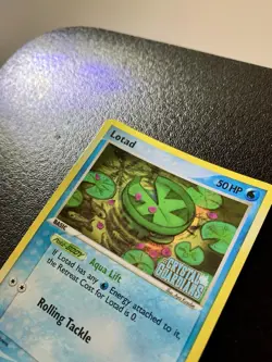 2006 Pokemon Lotad 55/100 EX Crystal Guardians Holo Vintage Card Mint - Image 4