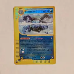 Blastoise 4/165 Expedition - Reverse Holo Rare - Pokemon Holo E-reader Card HP - Image 1