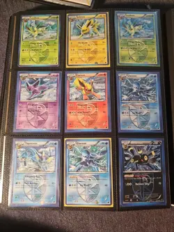 Pokemon TCG Eeveelution Collection Lot (16 Cards Total) - Eevee & Evolutions - Image 1