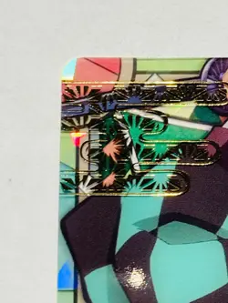 Tanjiro Demon Slayer Stained glass card Kimetsu Vrey Rare From Japan BANDAI F/S - Image 2
