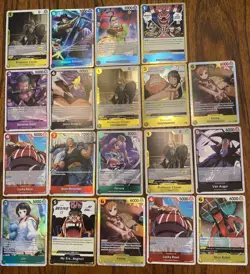 One Piece Game Cards Halo Lot Of 19 - Image 1