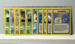 Pokemon Gym Heroes Card Lot Unlimited Non-Holo 10 Cards WOTC Vintage - Image 1