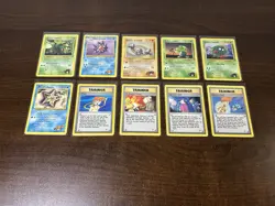 Pokemon Gym Heroes Card Lot Unlimited Non-Holo 10 Cards WOTC Vintage - Image 2