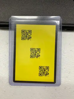 QR Code Discard Card Disney Lorcana Whispers in the Well Error Yellow - Image 1