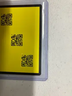 QR Code Discard Card Disney Lorcana Whispers in the Well Error Yellow - Image 2