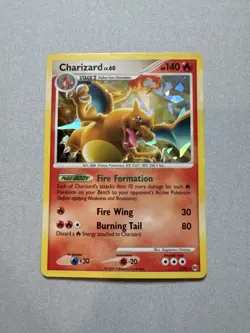 Charizard Holo Cracked Ice Pokemon TCG Arceus Card 1/99 HP - Image 1