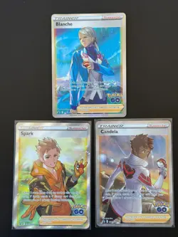 3x Lot Pokemon Go Black Star Promos SWSH226 227 228 Full art Pokemon Cards AA6 3 - Image 1