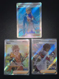 3x Lot Pokemon Go Black Star Promos SWSH226 227 228 Full art Pokemon Cards AA6 3 - Image 2