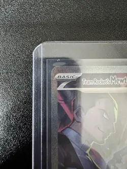 Pokemon TCG Destined Rivals Team Rockets Mewtwo EX Card 231/182 Centering+ - Image 3