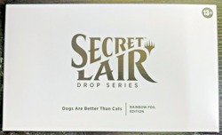 MTG SEALED SECRET LAIR DROP SERIES FOIL EDITION Dogs Are Better Than Cats - Image 1