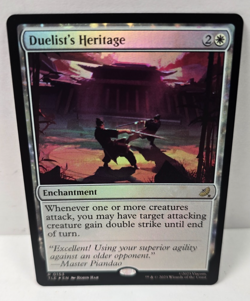 Duelist's Heritage 0153 Foil Rare - Avatar: The Last Airbender - MTG Magic - Image 1