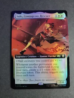 Suki, Courageous Rescuer (Extended Art Foil) Rare MTG Avatar - Image 1
