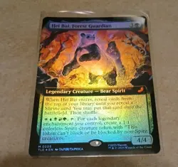 Hei Bai, Forest Guardian Extended Art FOIL Avatar MTG MINT - Image 1