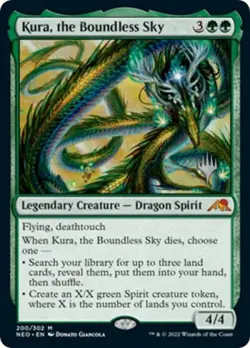 Kura, the Boundless Sky Kamigawa: Neon Dynasty Regular for sale online - Image 1