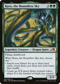 Kura, the Boundless Sky Kamigawa: Neon Dynasty Regular for sale online - Image 2