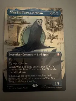 MTG TLA 320 Wan Shi Tong, Librarian NM EN Borderless Foil - Image 1
