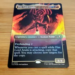 1x Fire Lord Azula - 0334, Borderless Art Foil, Avatar, Magic MTG NM - Image 1